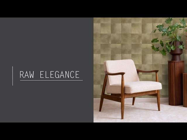 Raw Elegance “Embrace the rustic glamour of natural materials”