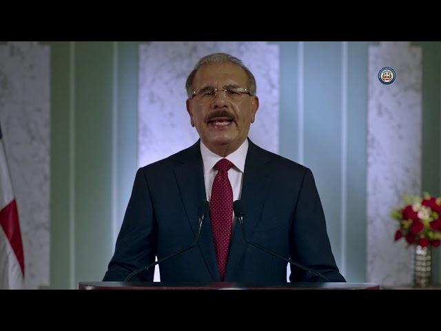 Danilo Medina habla al pueblo dominicano