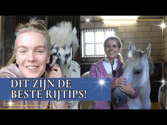 Esra en Benthe delen hun beste rijtips!  | PaardenpraatTV