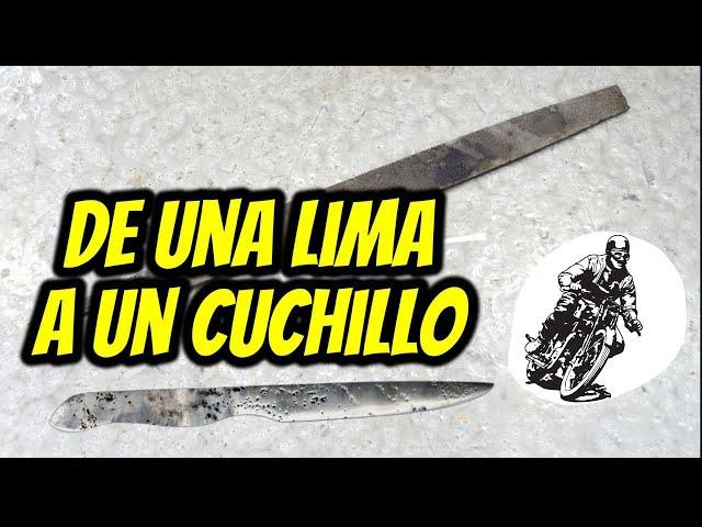 Fabricación de cuchillo a partir de una vieja lima, RETO con @DiegoRecicla #desafíoxidado