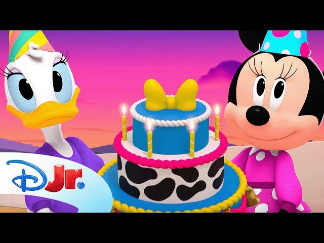 Minnie's Bow-Toons: Camp Minnie ️ | Birthday Boat Bash  | @disneyjr​