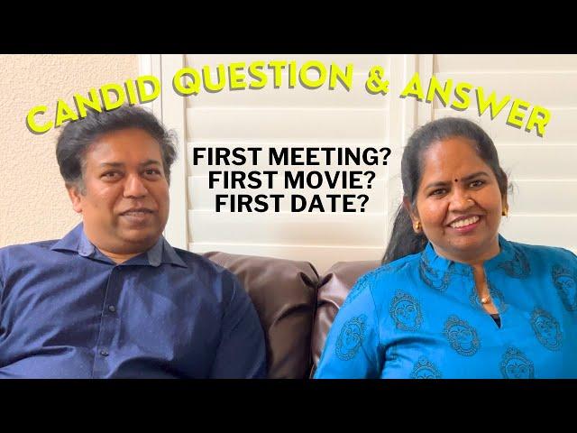 Candid Q & A - கேள்வி கணைகள்   Couple Goals  Questions From Friends - Sainthavi's  USA Tamil Vlog