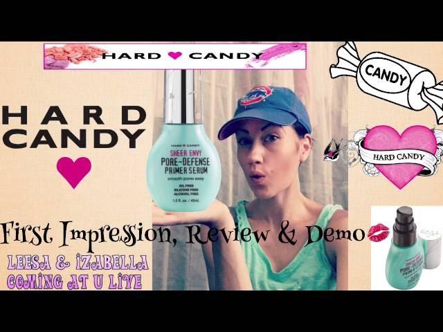 HARD CANDY (SHEER ENVY) PORE-DEFENSE PRIMER SERUM/ FIRST IMPRESSION(ALL DAY WEAR),DEMO & REVIEW