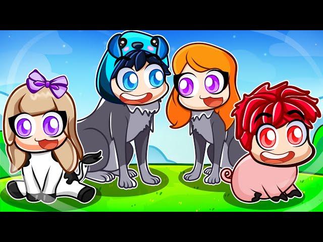 Having an ANIMAL FAMILY in Roblox!