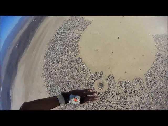 Burning Man Black Rock City 2013 from the sky