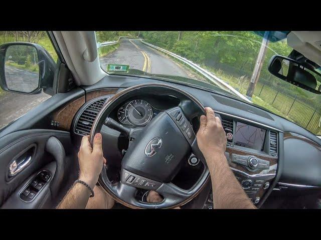 Infiniti QX56 New Jersey  | 4K POV Test Drive #234 Joe Black