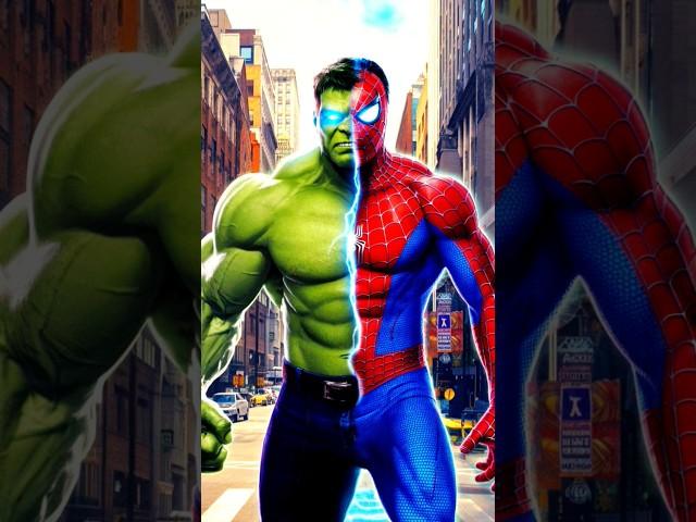 Hulk and spider-man the half #shorts