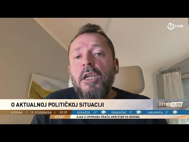 Gost Jutra za sve bio je Dragan Bursać, novinar i analitičar