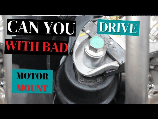 Can You Drive With Bad Motor Mounts + Symptoms of a Bad Motor Mount