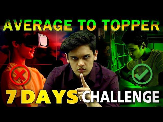 Average to Topper in Next 7 Days| Secret Tips of Every Topper| Prashant Kirad