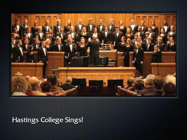 Handel: Music, Spread Thy Voice Around (The Hastings College Choir)