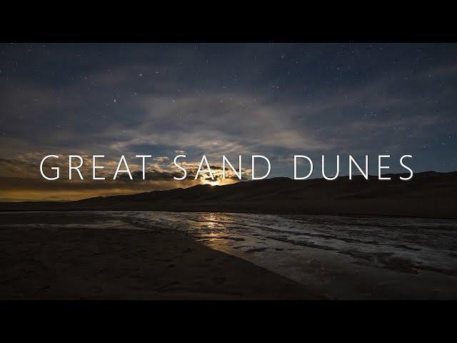 Great Sand Dunes National Park, Colorado. 4k UHD HDR Timelapse