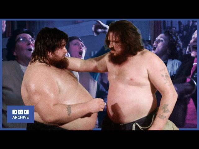 1971: Wrestling's Villainous KLONDYKE BROTHERS | The Philpott File | Niche Sports | BBC Archive