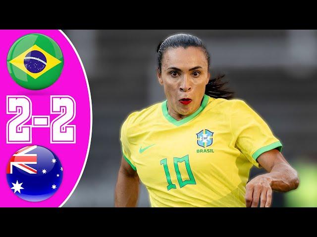 Women's International Friendly | Brazil vs Australia Highlights