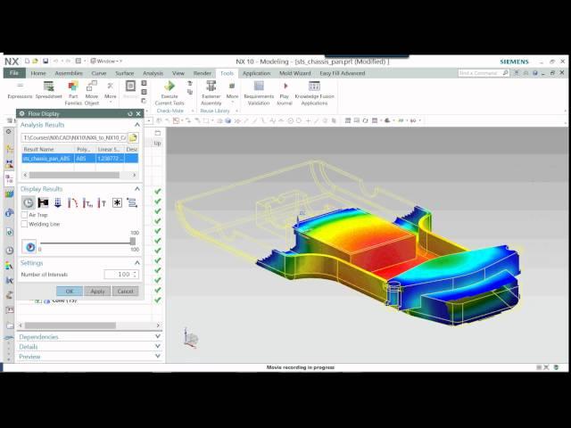 Mold Wizard - Analyzing Part Mold Flow (Quick Demo)