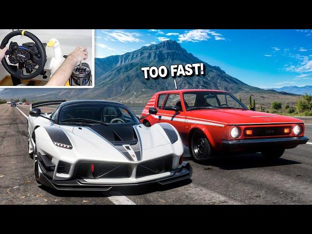 Drag racing in Forza, but it's UNFAIR...