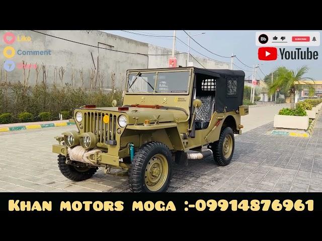 Modified willy jeep original look | Khan Motors Moga | M-09914876961 | Ready on order basis online