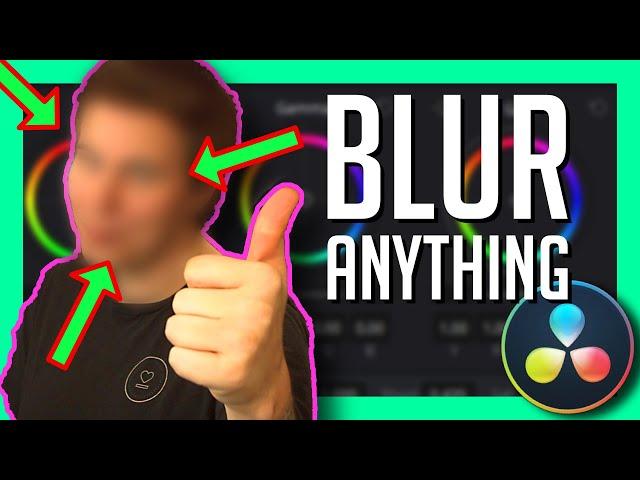 How To Blur ANYTHING in DaVinci Resolve 17 - Resolve Basics Tutorial for Beginners