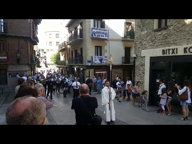 EMKE BANDA ERRENTERIA MADALENAK 2018 PROCESIÓN 22 JULIO(1)