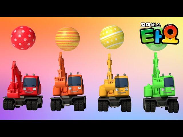 Tayo Best Songs Special l Rainbow Color Song l Strong Heavy Vehicles l Rainbow Giant Flower