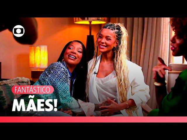 Ludmilla e Brunna anunciam gravidez do primeiro filho! ️ | Fantástico | TV Globo