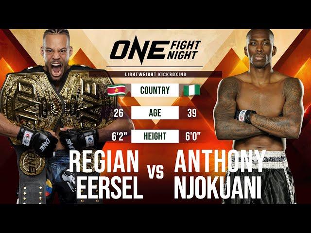 Regian Eersel vs. Anthony Njokuani | Kickboxing Full Fight Replay