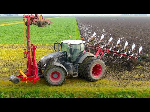 Ploughing and Soil Preparation in one Pass | Fendt 939 w/ MH Rotor-arm & Kverneland 7 furrow plough