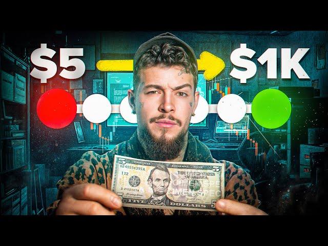 I Turned $5 Into $1,000 In ONLY 4 Days Trading Forex