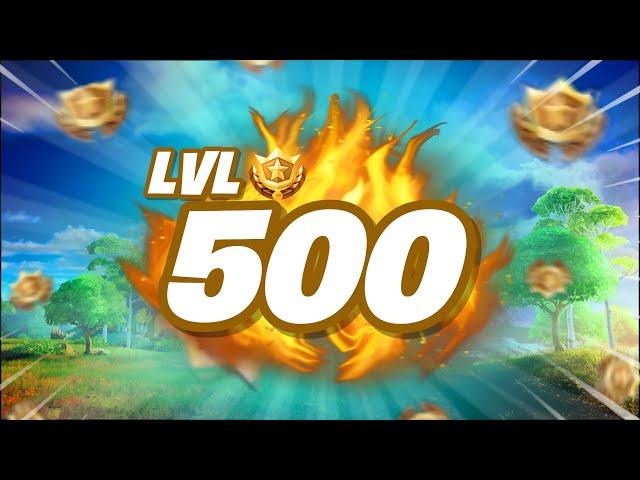 I HIT Level 500 in Fortnite... (it Took 9 Days)