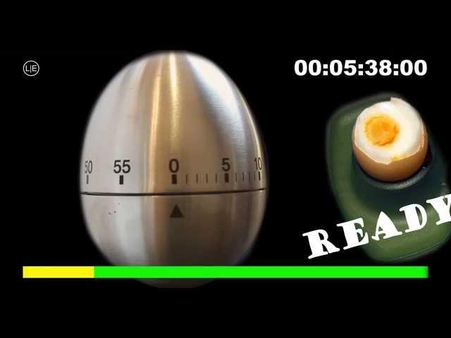 Cooking EGG Countdown Timer ( v 261 ) Alarm CLOCK with Sound Effects and Voice HD 4k