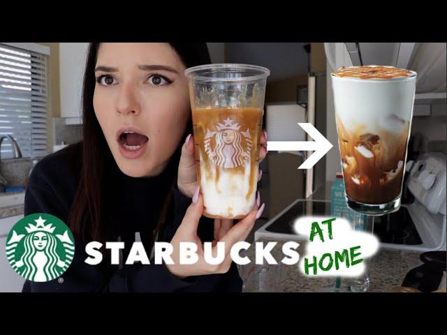 Making Starbucks Drinks At Home!!