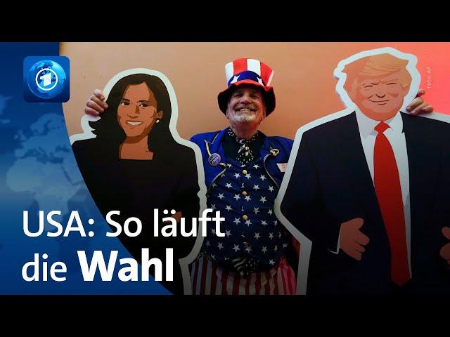 USA: So läuft die Wahl zwischen Trump und Harris | ARD-Wahlexperte Jörg Schönenborn berichtet