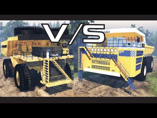 Comparision between cat 797f vs belaz 75710 II 2017