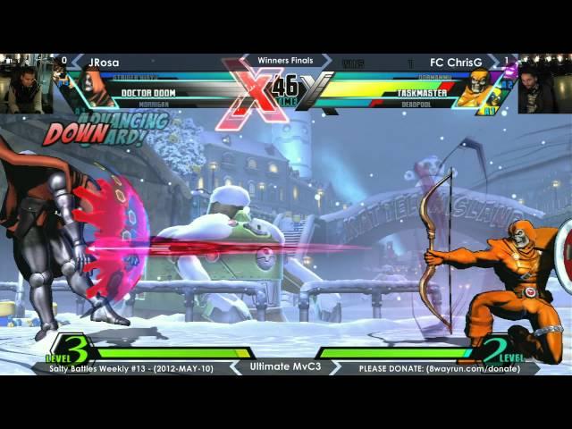 Salty Battles #13 - UMvC3 WF - JRosa VS FC ChrisG