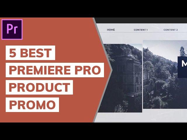 5 Best Premiere Pro Product Promo Templates