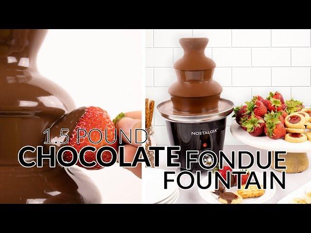 CFF965 | 3-Tier 1.5-Pound Chocolate Fondue Fountain