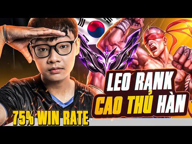 CỰU TUYỂN THỦ VCS LEO CAO THỦ RANK HÀN VỚI 75% WIN RATE