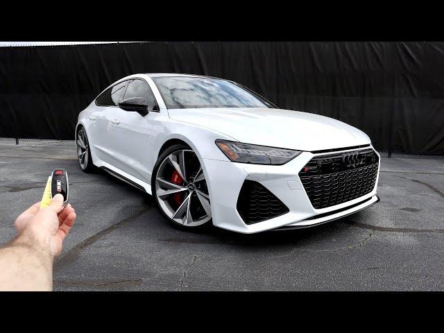 2021 Audi RS7: Start Up, Exhaust, Walkaround and Review