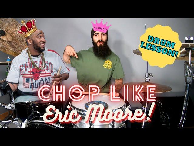 CHOP LIKE ERIC MOORE! GOSPEL CHOPS DRUM LESSON.