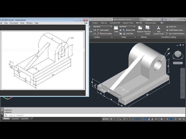 AutoCAD 2015 3D Tutorial for Beginners