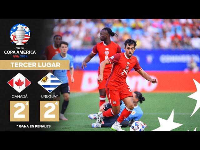 Copa América 2024 | Canadá 2 (3) - (4) 2 Uruguay | Tercer Lugar