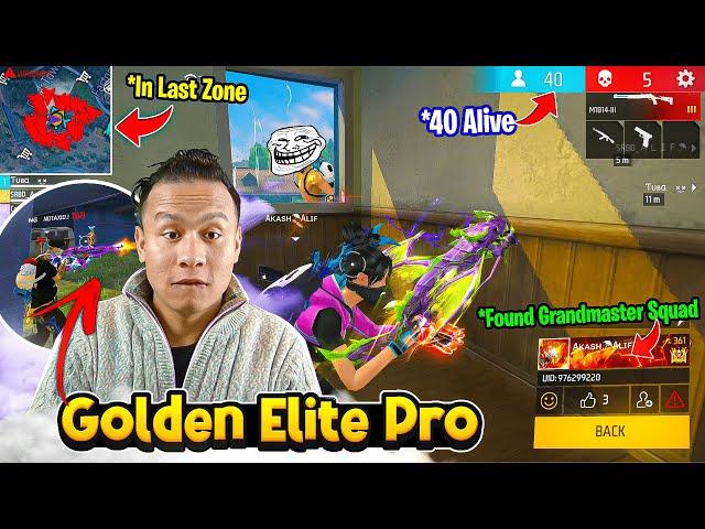 Pro Golden Elite Pass & Region Top Grandmaster Squad in My Game  All V Badge Lobby - Tonde Gamer