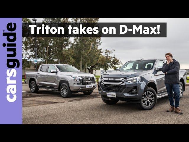 Mitsubishi Triton vs Isuzu D-Max 2025 comparison review: The best dual-cab pick-up for tradies is?