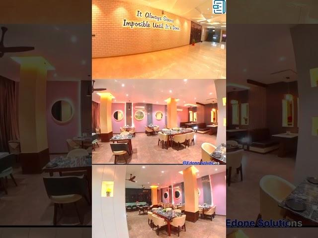 Here's a snippet of 360° virtual tour of Atmosphere restaurant. Edone solutions