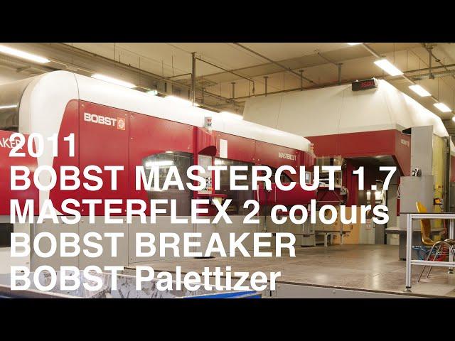 Bobst Mastercut 1.7 Martin Masterflex 2 colours Flexo