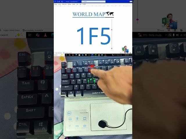 Draw a World Map in MS Word Using Just a Keyboard Shortcut – You Won’t Believe How Easy It Is! #map