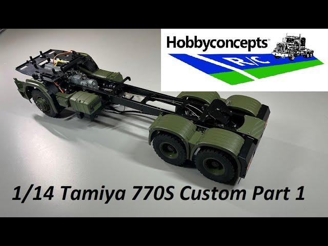 1/14 Tamiya Scania 770S Custom Build w Trailer- Part 1