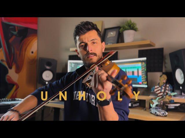 UNHOLY - Sam Smith, Kim Petras - Violin Cover by Andre Soueid