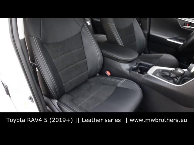 Toyota RAV4 5 (2019+) seat covers MW Brothers Leather series interior