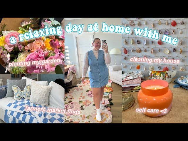 a relaxing home vlog *cleaning, gardening, self care  & more*